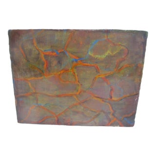 Esther Podemski Pacific Nw Abstract Art on Board Desert Floor For Sale