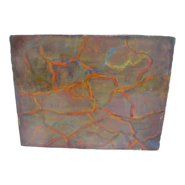 Esther Podemski Pacific Nw Abstract Art on Board Desert Floor For Sale