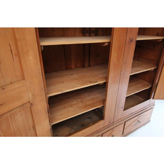 Tan Antique Wardrobe in Oak, 1800s For Sale - Image 8 of 18