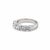 Contemporary Platinum Diamond Band, Size 6.5 For Sale - Image 3 of 4