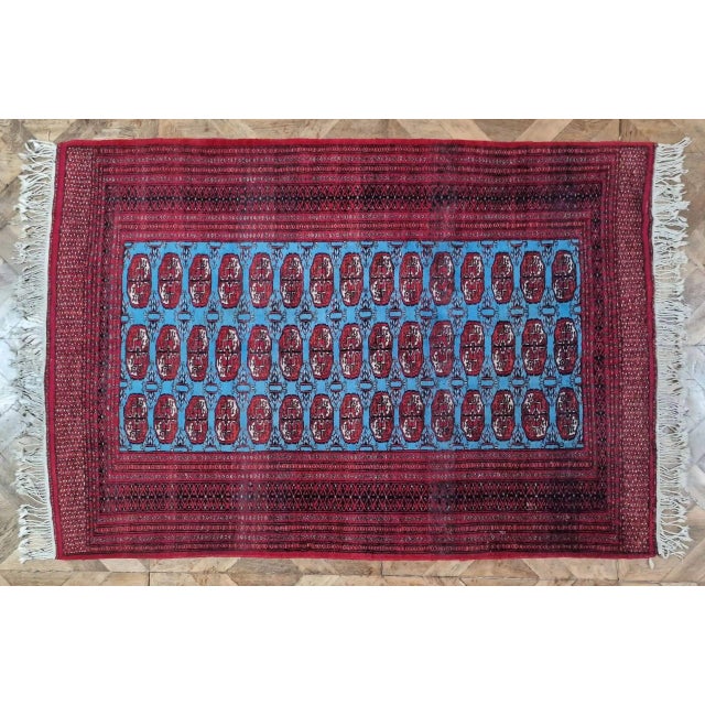 2000 - 2009 Pakistani Lahore Tekke Rug For Sale - Image 5 of 5