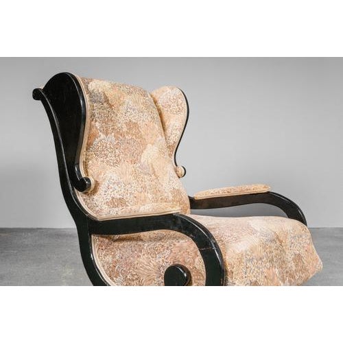 Biedermeier Wing Lounge Chair For Sale - Image 16 of 18