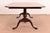 Drexel Heritage Georgian Banded Flame Mahogany Double Pedestal Extension Dining Table, Newly Refinished For Sale - Image 10 of 12