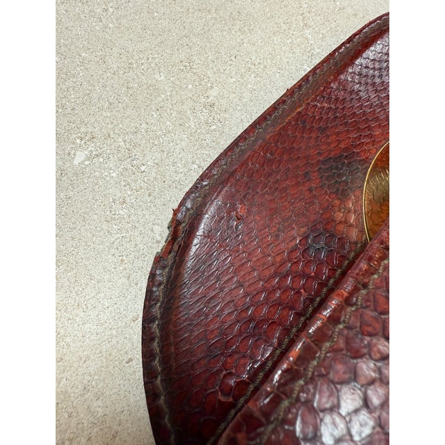 Traso Milano Snakeskin-Wrapped Table Lamp, Italy, 1970s For Sale - Image 11 of 12