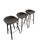 Mid-Century Modern Hee Welling for Hay Modern Counter / Bar Stools – Set of 3 For Sale - Image 3 of 8