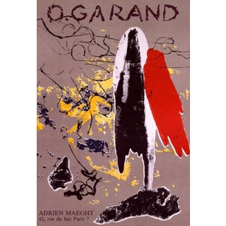 1982 Olivier Garand, Poster Lithograph, Exposition For Sale
