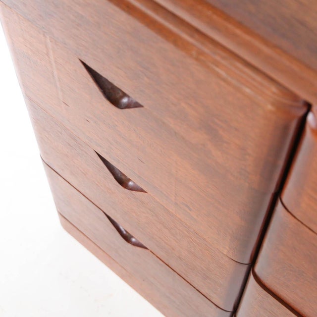 Japanese Chest of Drawers in Oak, 1980s For Sale - Image 14 of 18