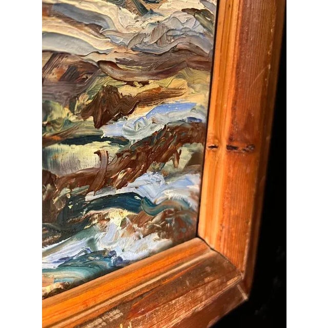 Joseph André Mussler, Evening in the Mountains, 1938, Framed For Sale - Image 9 of 11