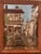 Vintage Mediterranean Village Embossed Metal Relief Wall Art Wood Framed European Scene, Mid Century For Sale - Image 4 of 8