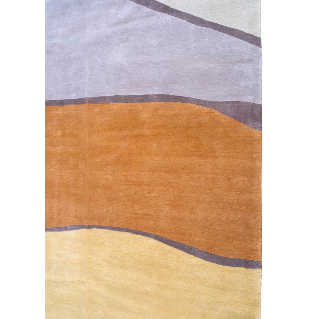 Large Hand-Knotted Pure Wool Rug, 2000s For Sale - Image 6 of 18