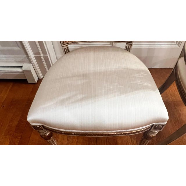 Wood David Michael French Side Chairs- a Pair For Sale - Image 7 of 10