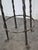 Industrial Wrought Iron Stools, Set of 2 For Sale - Image 3 of 7