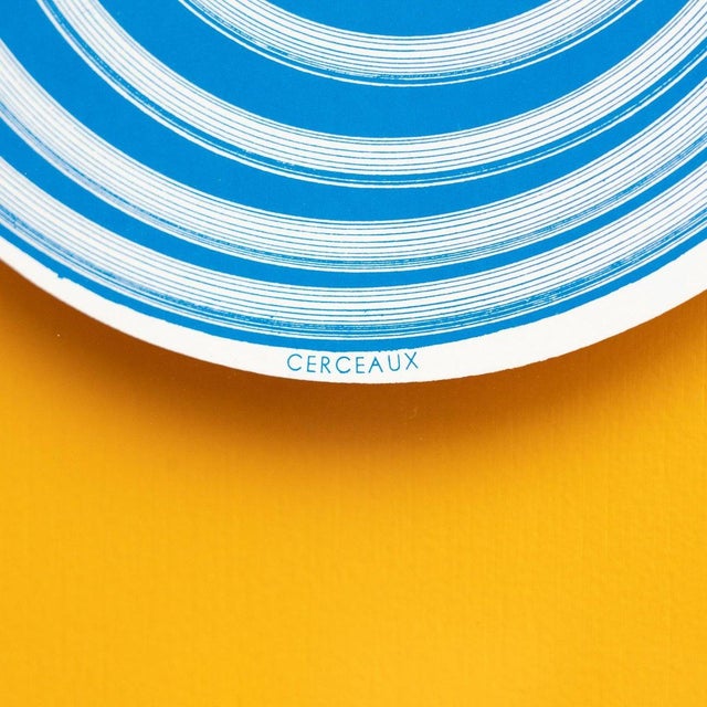 Goldenrod Marcel Duchamp, Escargot Rotorelief, Konig Series, 1987, Rotorelief For Sale - Image 8 of 13