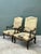 Vintage 18th Century French Baroque Tapestry Arm Chairs - A Pair For Sale - Image 4 of 12