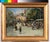 Valter, Impressionist Market Scene Before a Church, Oil on Panel For Sale - Image 14 of 15