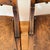 English Pair Pressed Back Chairs With Leather Seats For Sale - Image 3 of 11