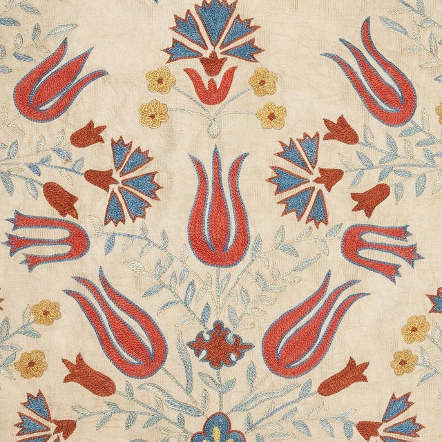 New Hand-Embroidered 100% Silk Cushion Cover – Authentic Uzbek Textile Art Elevate your home décor with this exquisite...