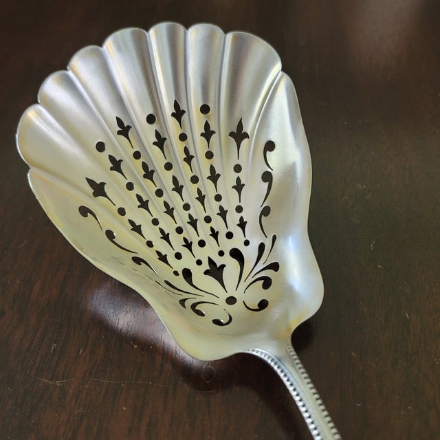 Sterling silver Saratoga Chip Server 8 7/8" in the pattern Newcastle by Gorham. Sold by Bailey, Banks and Biddle Co. (BB&B...