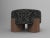 Not Yet Made - Made To Order Cassette Pouf in Kirkby Design Scribble Noir Fabric and Smoked Oak by Alter Ego for Collector For Sale - Image 5 of 5