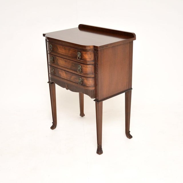 Antique Sheraton Style Server Side Table, 1930s For Sale - Image 4 of 10