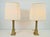 Neoclassical Empire Brass Table Lamp, France, 1960, Set of 2 For Sale - Image 6 of 17