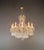 Art Deco Vintage Art Nouveau Candelabrum Crystal Chandelier For Sale - Image 3 of 9