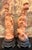 Classical Roman Pair of Terracotta Candle Sticks “Summer” and “Autumn” For Sale - Image 3 of 4