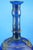 Cobalt Blue Scavo Glass Bottle Vase attributed to Mario Pinzon for Seguso, Italy, 1960s For Sale - Image 9 of 17