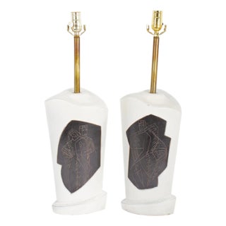 Carola Ceramics Table Lamps by Marianna Von Allesch For Sale