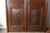 Antique French Painted Double Entry Doors With Transom Wood and Wrought Iron For Sale - Image 12 of 18