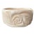 1960s Vintage Carved Ivory-tone Bakelite Style Bangle Bracelet For Sale