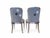 Contemporary Vintage J.Robert Scott 1970’s Silver Leaf Contemporary Side Chairs, a Pair For Sale - Image 3 of 13