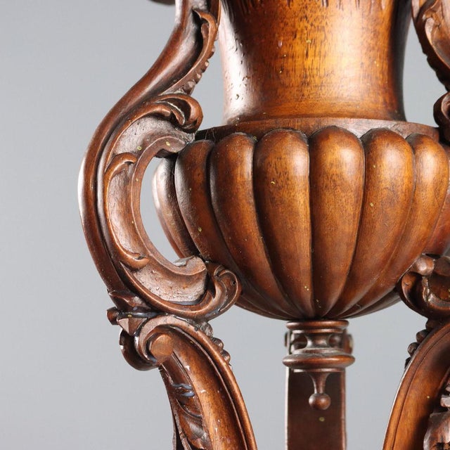 Walnut Plant Stand, Italy, Late 19th Century For Sale - Image 5 of 11