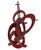 Metal Raspberry 2 - Original Red Abstract Geometric Steel Sculpture With Textured Powder Coat by Granville Beals For Sale - Image 7 of 7