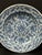 Late 20th Century Late 20th Century Chinese Art Porcelain BLue and White Plate With Floral Design For Sale - Image 5 of 8