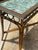 English British Colonial Antique Tile Top Bamboo Table For Sale - Image 3 of 8