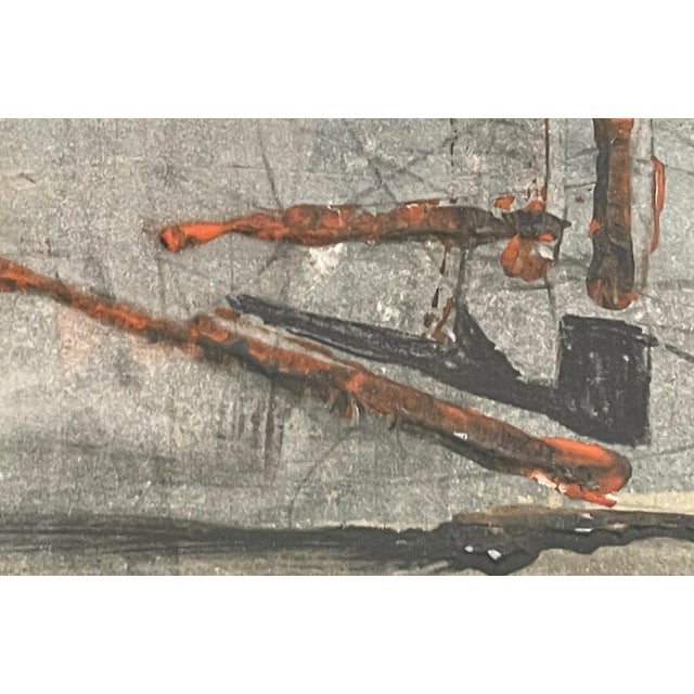 Contemporary Interior Land Scap. VI Framed Surreal Abstract Painting For Sale - Image 3 of 4