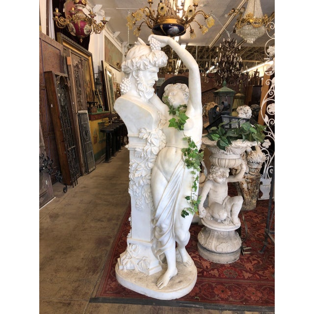 Vintage Marble Statue From the Le Belvedere Castle in Bel Air Chairish