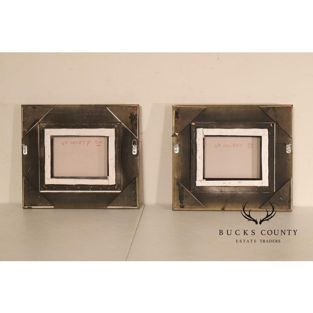 Continental Style Pair of Pastoral Landscape Paintings With Sheep For Sale - Image 18 of 18