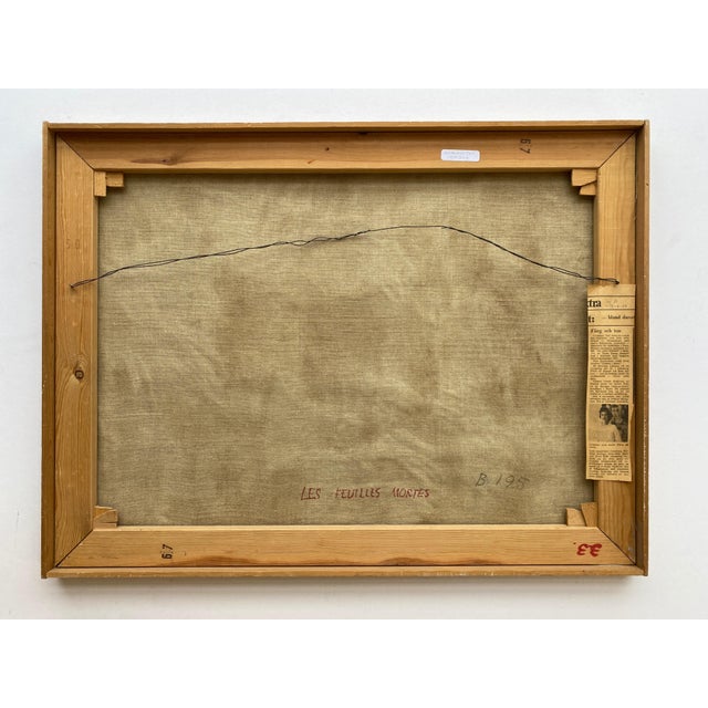 Abstract 20th Century Abstracted Landscape Painting by Swedish Artist Lillemor Tell For Sale - Image 3 of 4