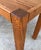 Mid 20th Century Vintage Solid Oak Parsons Style Console Table For Sale - Image 5 of 9