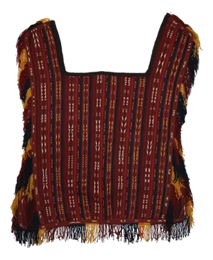 Vintage Handwoven Kilim Horse Cover Blanket, 1920s