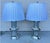 Bull Nose Cylinder Mercury Glass Table Lamps - a Pair For Sale In San Diego - Image 6 of 18