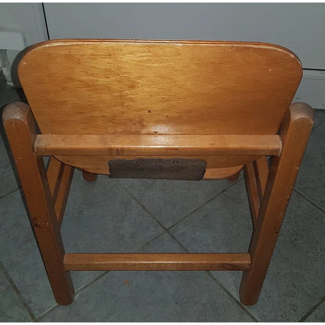 Mid-Century Modern DDR Heidi High Children's Chair by Hans Brockhage, 1960s For Sale - Image 3 of 4