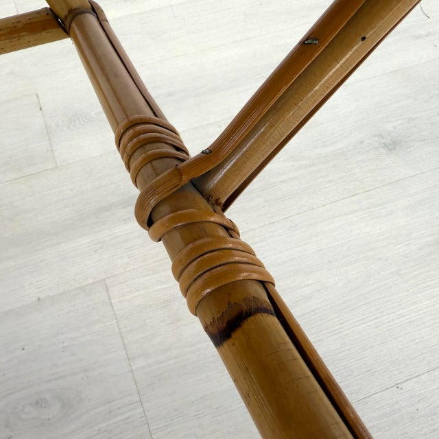 Dutch Cane Coffee Table by Dirk Van Sliedregt, 1950s For Sale - Image 10 of 11