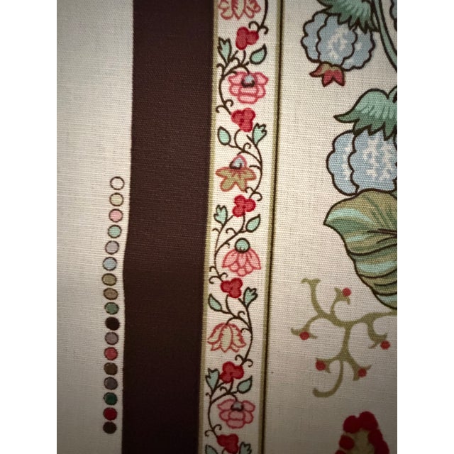 Brunschwig & Fils br-70341.0.0 La Portugaise PRT Brown Stripe Fabric 9 1/2 Yards For Sale - Image 10 of 11