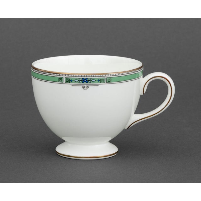White Wedgwood "Jade" Pattern Bone China Partial Dinnerware Service, 82 For Sale - Image 8 of 13