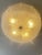 Murano Venetian Vintage Trasparent Graniglia Murano Glass Flush Mount For Sale - Image 4 of 7