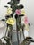 Florentine Six-Light Chandelier in Wrought Iron and Porcelain, 1970s For Sale - Image 9 of 11