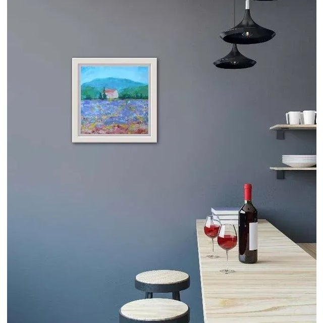 Quiet Journeys Lavender Fields — Impressionist Landscape Inspired by the rolling, sun-drenched hills of Provence, this...